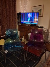 2 X Calligaris Plexiglass