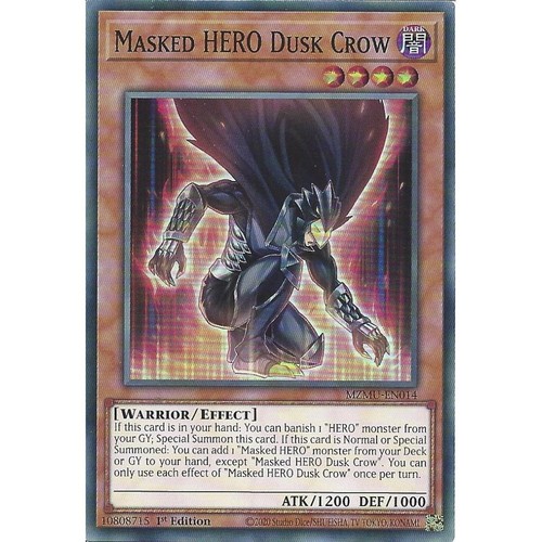 Yugioh super rare masked - masked, hero
