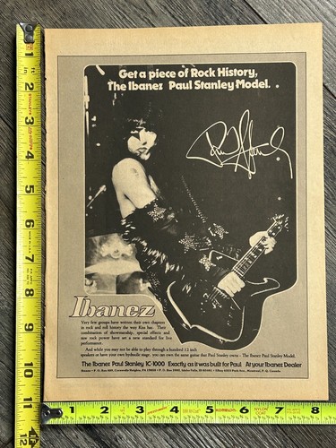 Kiss advert paul stanley - kiss,