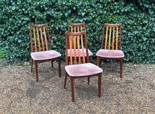 SET OF 4 MID CENTURY TEAK