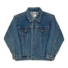 Looney Tunes Warner Bros Denim Jacket - Large Blue Denim