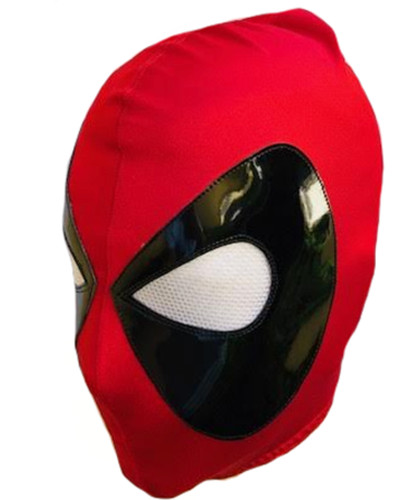 Red deadpool spandex mask - red,