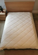 Woolroom Double Organic Wool Duvet 7-10 TOG, Organic Cotton Cover [Excellent]