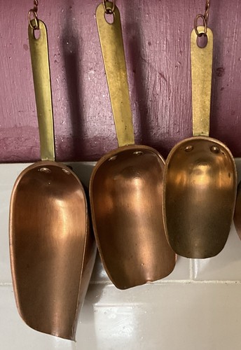 Vintage copper measuring - vintage,