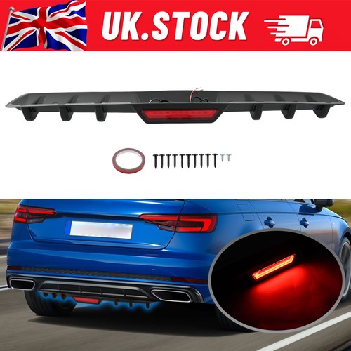 Rear bumper diffuser spoiler - rear,