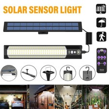 Solar Powered 158 LED Light Rechargeable Garage Shed Light Indoor Outdoor Garden