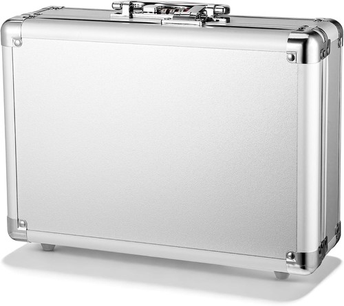 Aluminium hard storage case - aluminium,
