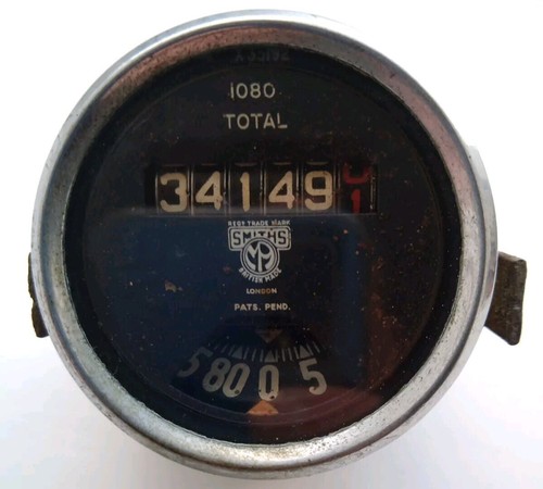 Vintage smiths speedometer - vintage, ma