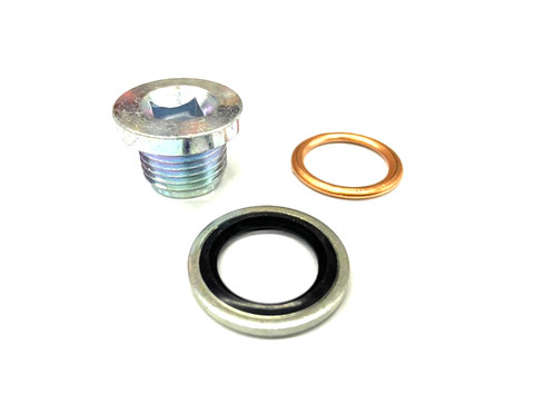Sump plug oil drain with - oil,
