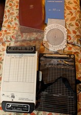 Vintage pilot kneeboard with