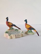 Vintage Beswick Pheasant Pin Trinket Dish Small Ornament Birds Collectable Gift