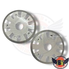 Gray Wheel Disc Trim Cap Set With Clips Compatible With Vespa 125 T5 Classic 10"