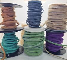 Flat Suede Leather Cord 3mm