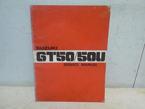 Suzuki gt50 50u service - suzuki,
