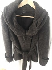 Zara Coat Womens Size S Brown