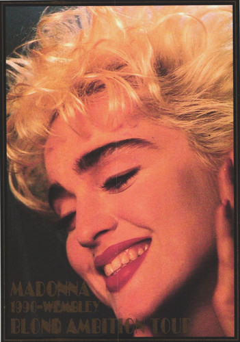 Madonna memorabilia postcard - memorabilia,
