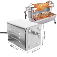 BBQ Grill Roaster Electric Motor Goat Pig Chicken BBQ Spit Rotisserie Outdoor