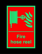  Fire hose reel safety sign -