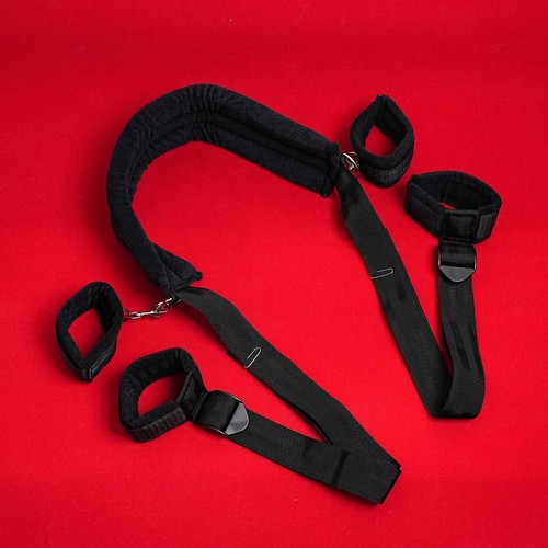 Bondage set neck collar - set,
