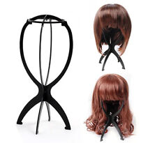 Wig Display Stand Mannequin Dummy Head Wig Cap Hair Holder Foldable Stable Tool