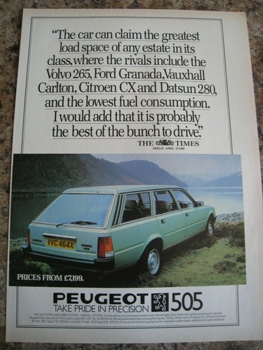 Peugeot 505 estate car - peugeot,