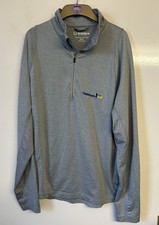 Sunice Men’s Grey 1/4 Zip Golf Pullover Lightweight Sweatshirt Size Medium