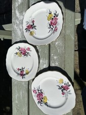 3 x Royal Vale Bone China Side