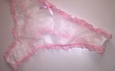 Sexy Sheer WHITE Frilly SEE