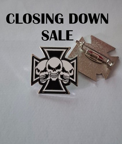Iron cross with - iron, skulls