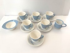 figgjo flint norway Crocus Coffee Cups, Sugar Bowl, Milk Jug Never Used.