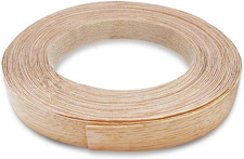 Real Oak Roll Edging Tape 20Mm*15M Pre-Glued Wood Veneer Tape Iron-On Edge 