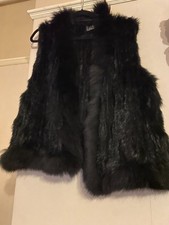 Real rabbit fur gilet, ladies