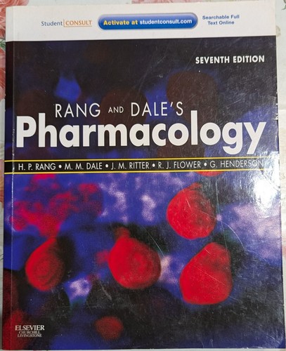 Rang and dale pharmacology - rang,