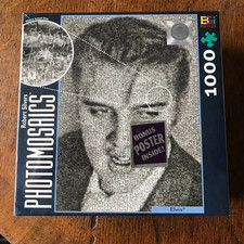 New & Sealed Robert Silvers Photomosaics 1000 Piece Jigsaw Elvis 69 x 51cm
