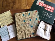 Vintage  Scrabble DeLuxe