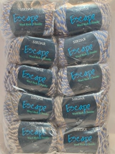 500g sirdar escape chunky - sirdar, 51%