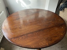 Solid Oak Drop Leaf Table
