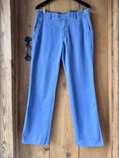 Bruhl Mens Blue Cotton Chino