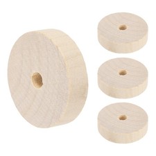 Slab Wooden Wheels 1-1/2" Dia