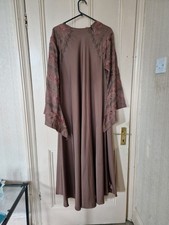 Womens Brown Jubba Abaya Burka