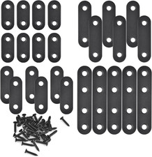 28pc Black Mending Plates for