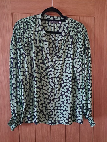 Mint velvet black green polka - velvet,