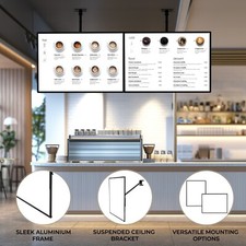 LED Advertising Poster Lightbox Slim Frame Display Illuminated Backlit Board