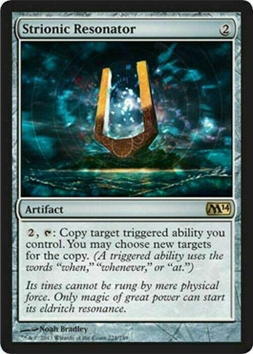 Strionic resonator magic - ~,