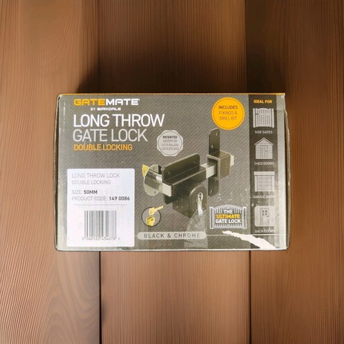 Gatemate long throw gate lock - long,