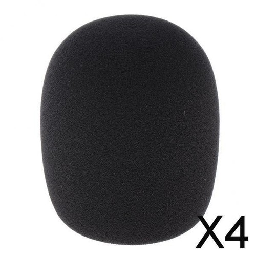 Large size black microphone - 4,