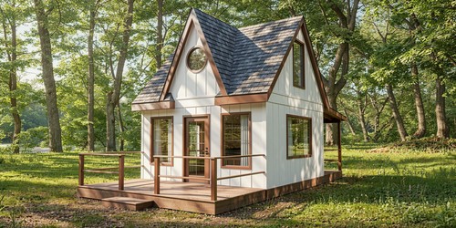 Small cabin 16ft gable - small,