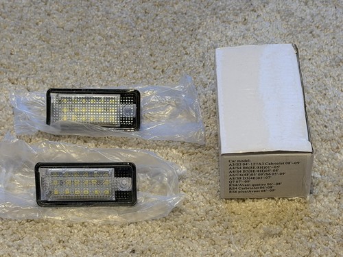 Led rear number plate lights - rear,