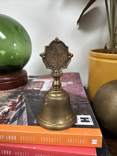 Small vintage table bell - bell, brass