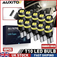 10x AUXITO T10 LED White